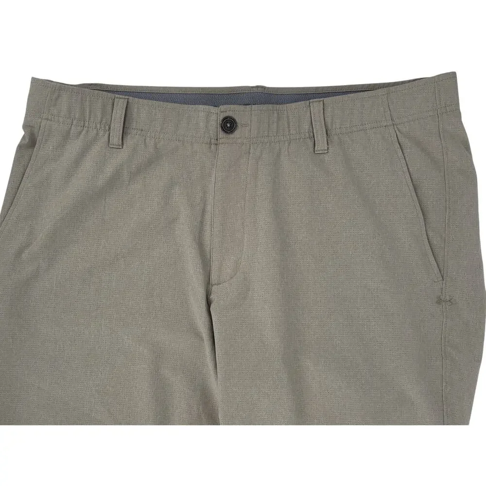 Under Armour Men's Pants 38x29‎ Beige Performance Stretch Waist Golf Casual EUC